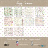Happy Summer 12x12"- sada 10 listů +2 listy na vytřihování