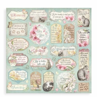 Orchids and Cats 12x12"- sada 10 listů 