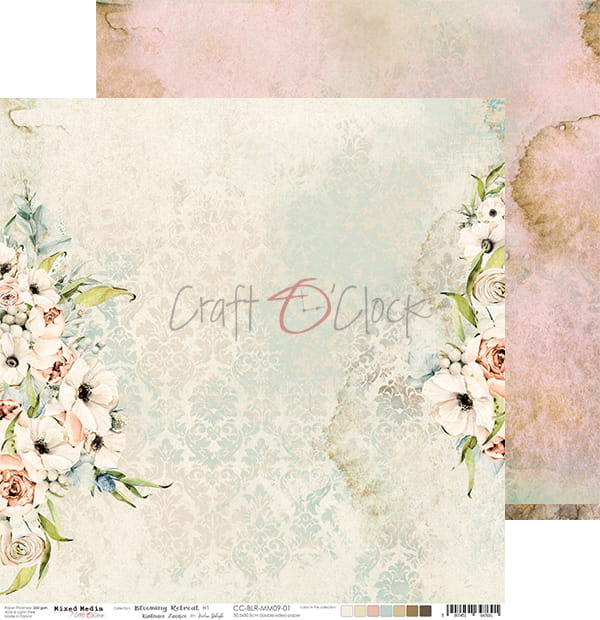 Blooming Retreat 12"x 12" - sada 6 ks