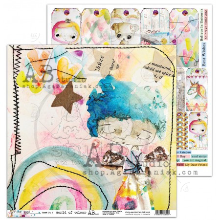 Pixie Dust by TandiArt 12x12" - sada 8 listů+1 list bonus