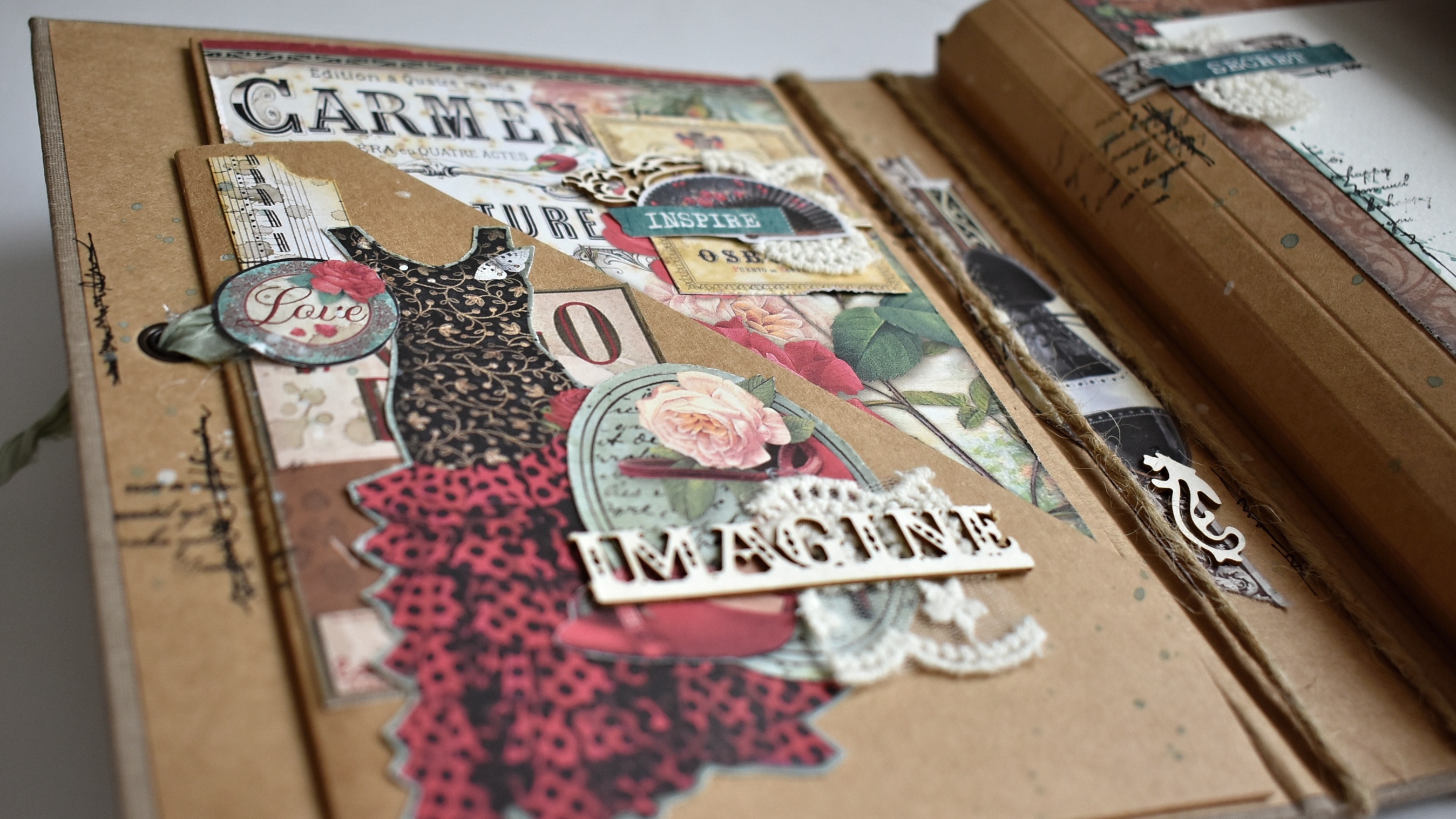 Art journal No.028 s retro zápisníkem ... Desire