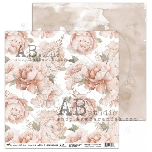 In Love with You 12x12" - sada 8 listů+1 bonus