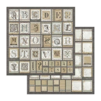 Calligraphy 12x12"- sada 10 listů
