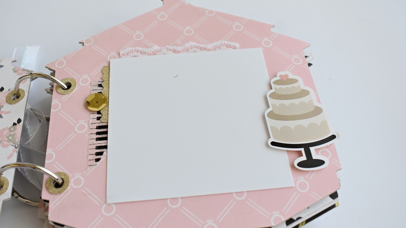 Svatební mini fotoalbum No.112