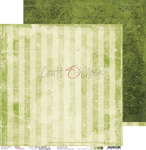 Green Mood 12x12" - 6 ks