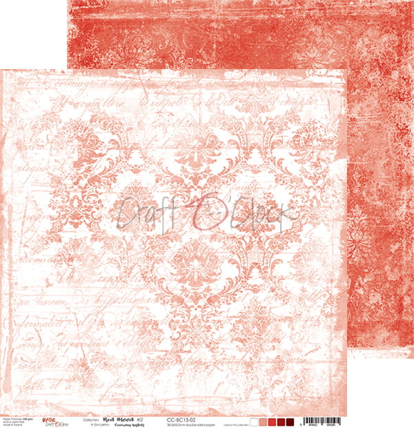 Red Mood 12x12" - 6 ks