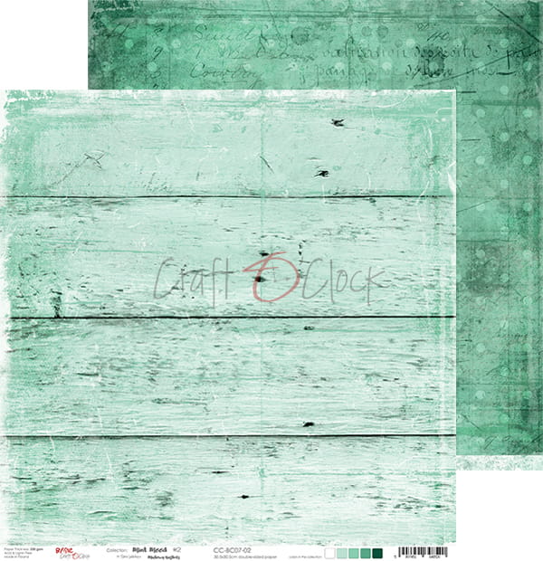 Mint Mood 12x12" - 6 ks