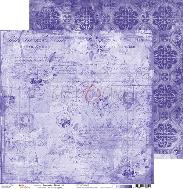 Lavender Mood 12x12" - 6 ks