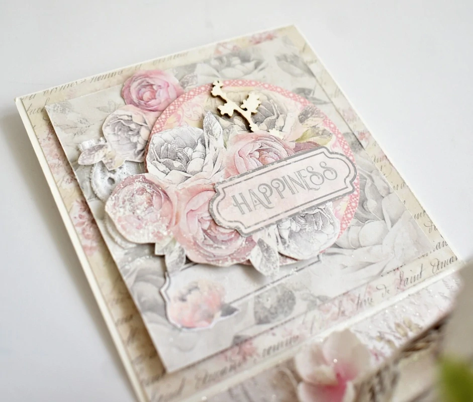 Svatební exploding box No.024 ... Shabby Rose