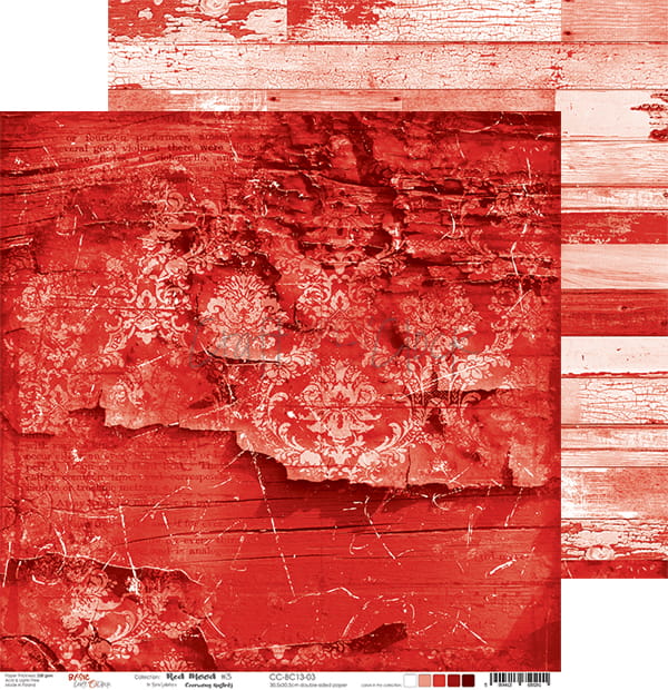 Red Mood 12x12" - 6 ks