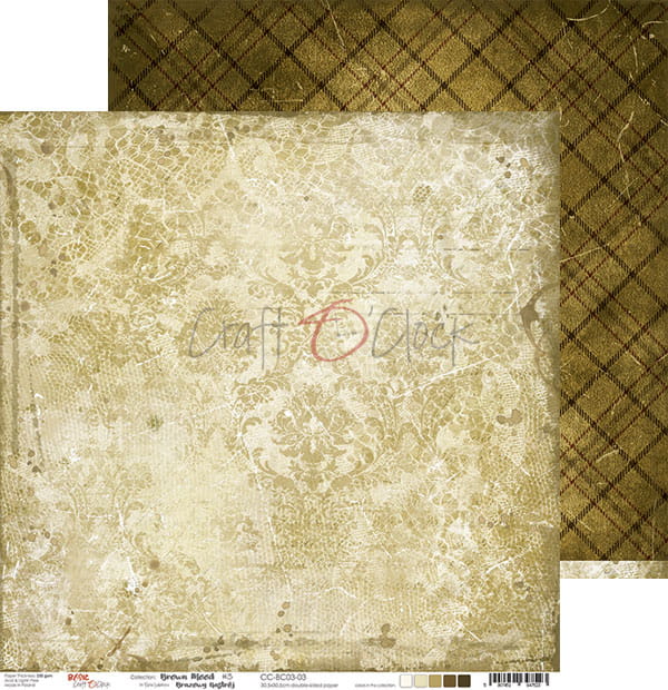 Brown Mood 12x12" - 6 ks