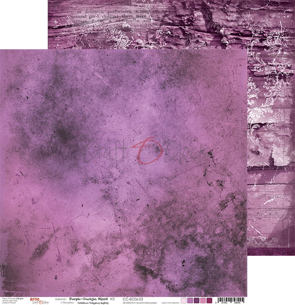 Purple-Fuchsia Mood 12x12" - 6 ks