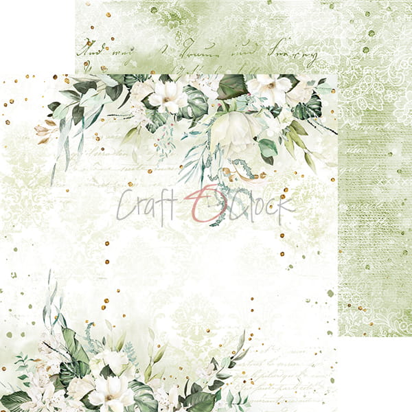 Greenery Invitation 6"x 6" - sada 24 ks + 4 ks bonus