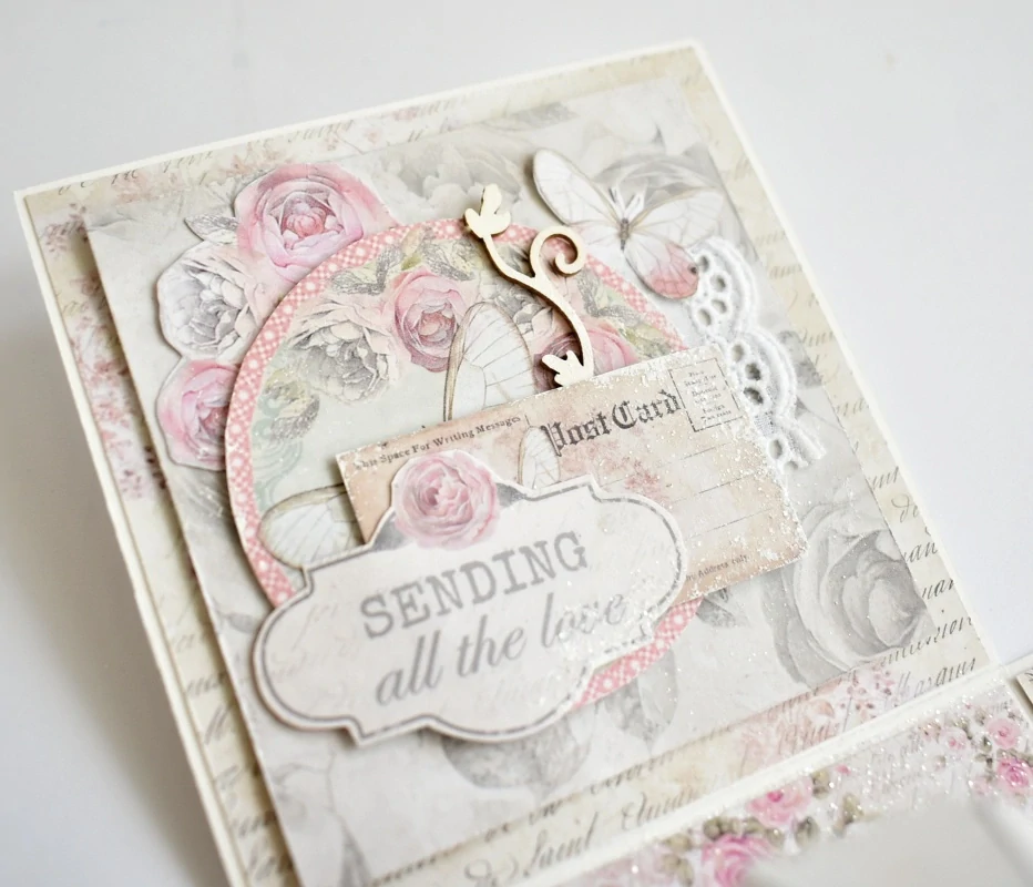 Svatební exploding box No.024 ... Shabby Rose