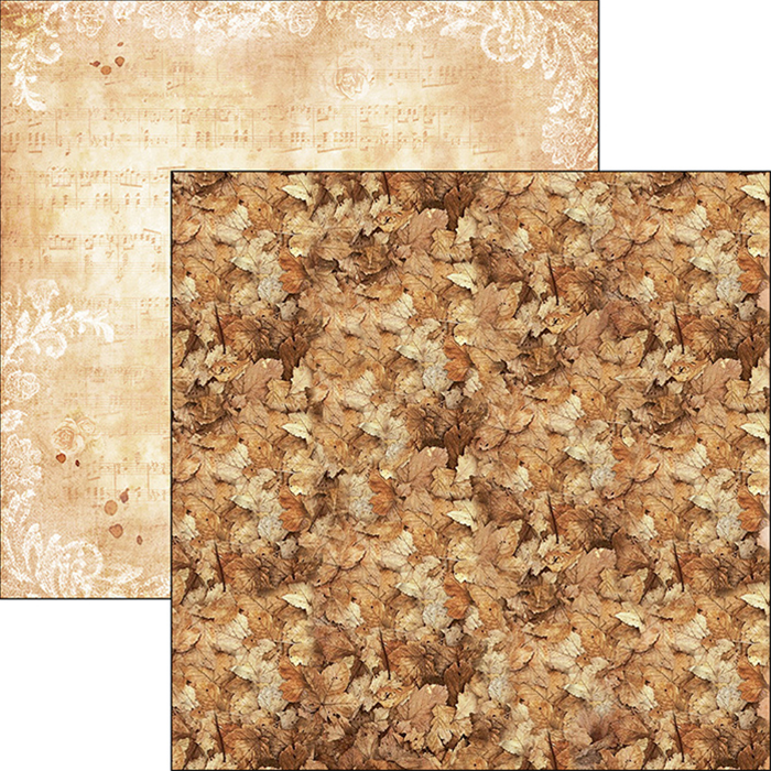 Autumn Whisper 12x12" - sada 8 listů