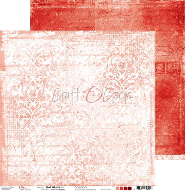 Red Mood 12x12" - 6 ks