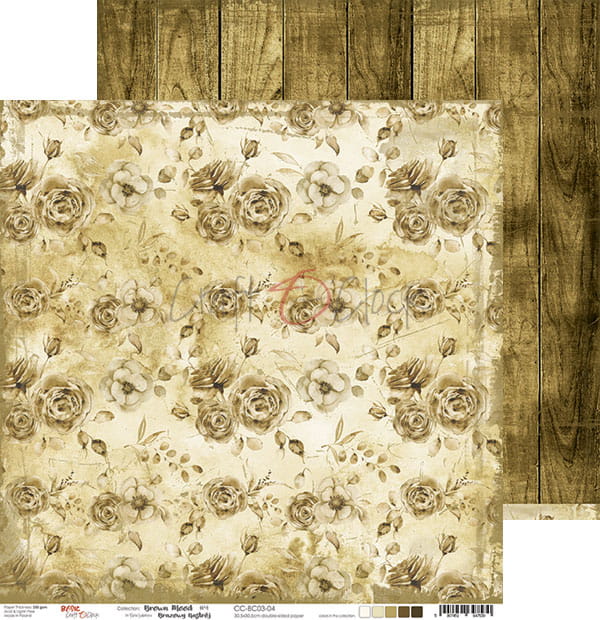 Brown Mood 12x12" - 6 ks