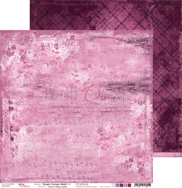 Purple-Fuchsia Mood 12x12" - 6 ks