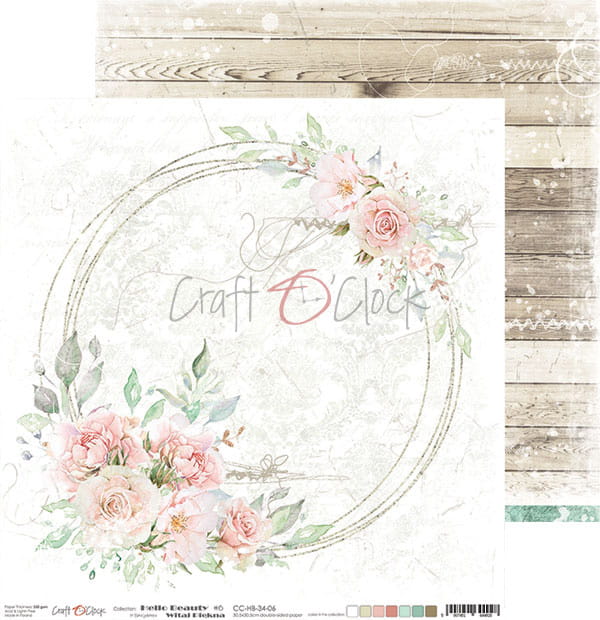 Hello Beauty 12"x 12" - sada 6 ks