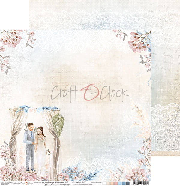 Wedding Dream 12"x 12" - sada 6 ks