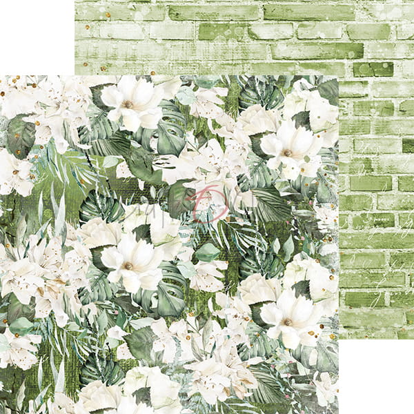 Greenery Invitation 6"x 6" - sada 24 ks + 4 ks bonus