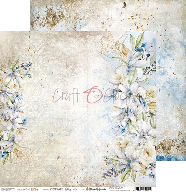 Vintage Sky 12"x 12" - sada 6 ks + 1 bonus