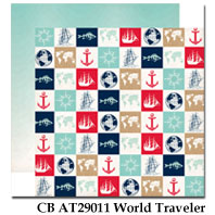 Ahoy There 12x12" - sada 12 listů a 1 list samolepek