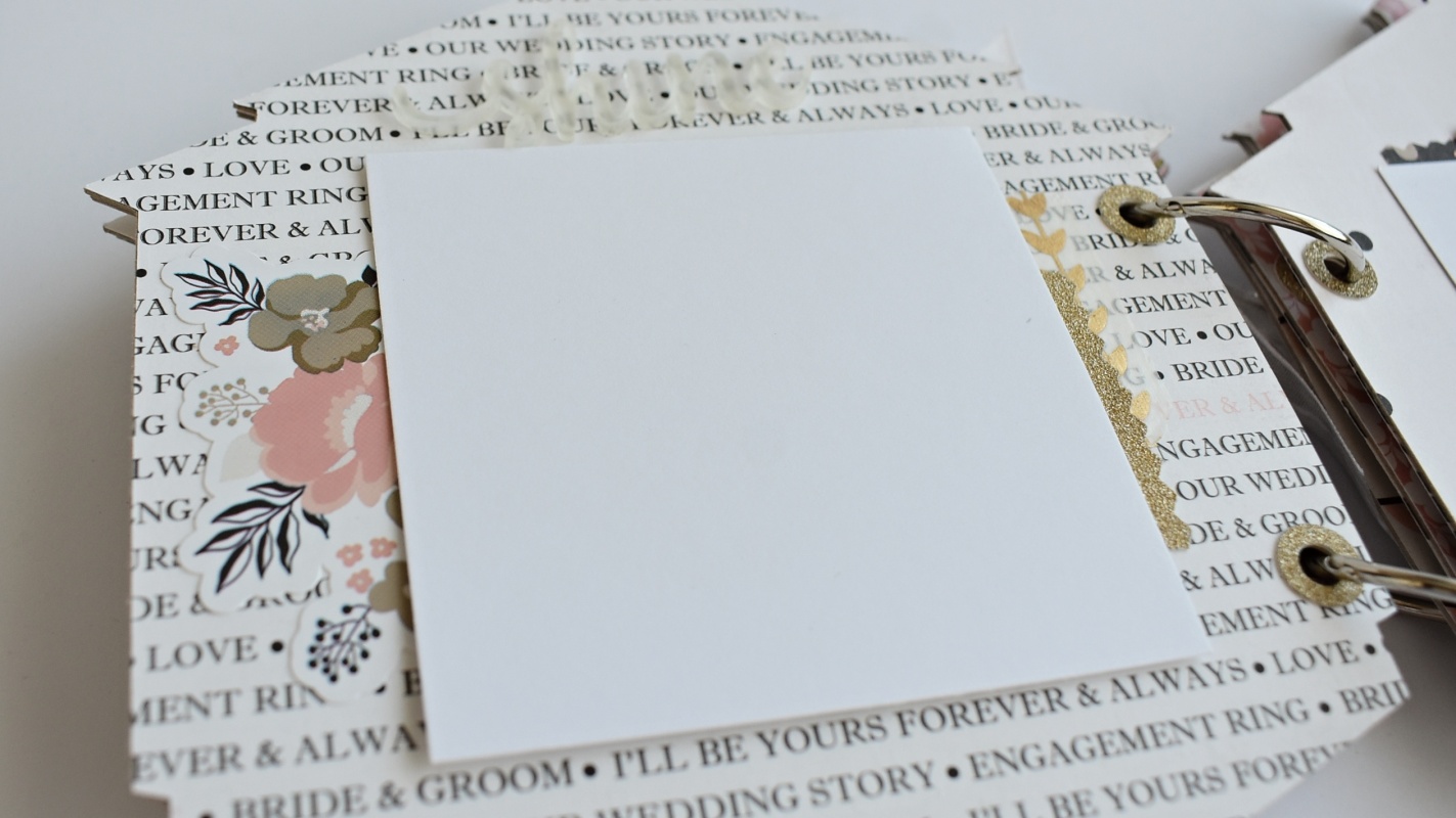 Svatební mini fotoalbum No.112