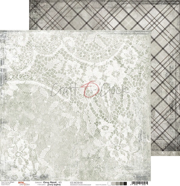 Grey Mood 12x12" - 6 ks