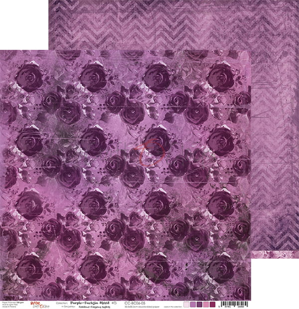 Purple-Fuchsia Mood 12x12" - 6 ks
