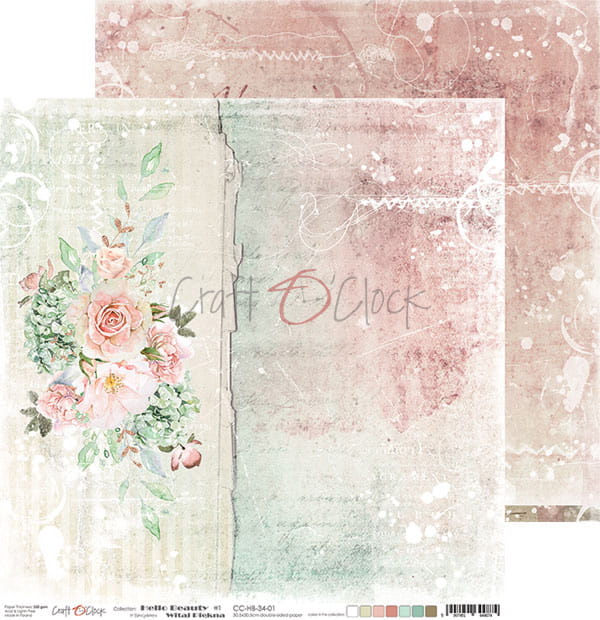 Hello Beauty 12"x 12" - sada 6 ks