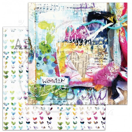 Glitter Stories 12x12" - sada 8 listů+1 list bonus