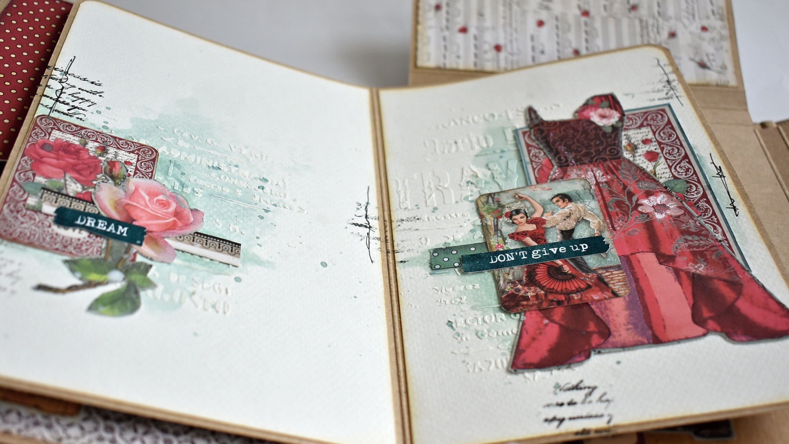 Art journal No.028 s retro zápisníkem ... Desire