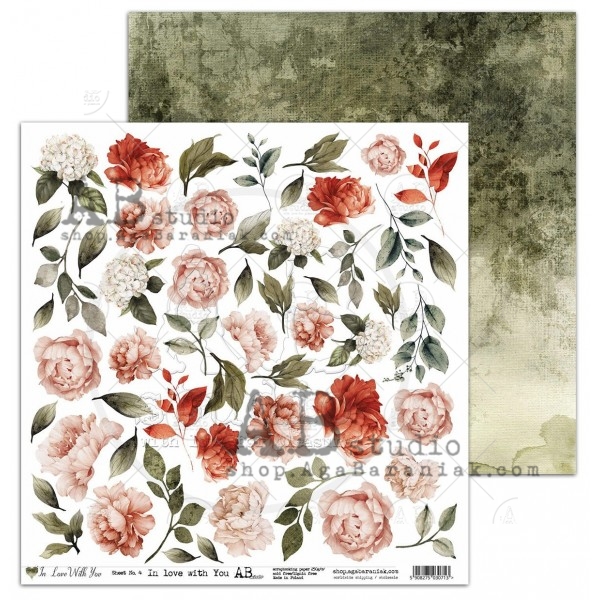 In Love with You 12x12" - sada 8 listů+1 bonus