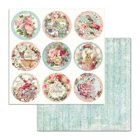 Pink Christmas 12x12"- sada 10 listů