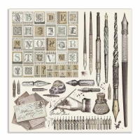 Calligraphy 12x12"- sada 10 listů