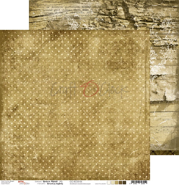 Brown Mood 12x12" - 6 ks
