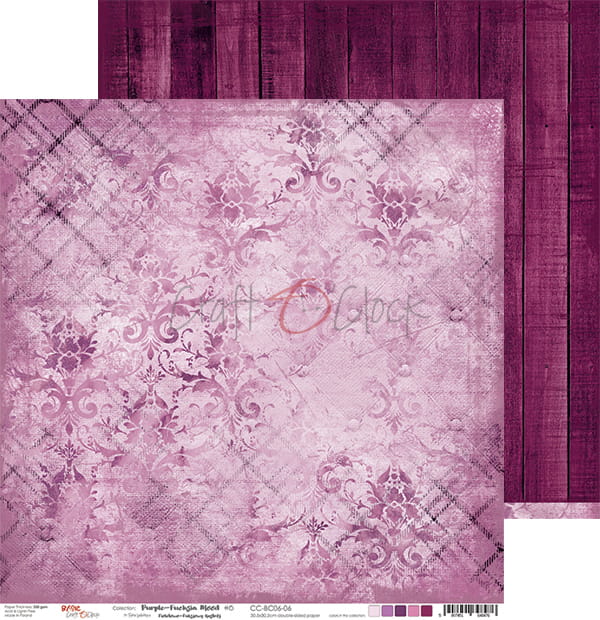 Purple-Fuchsia Mood 12x12" - 6 ks
