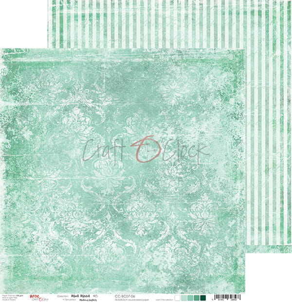 Mint Mood 12x12" - 6 ks