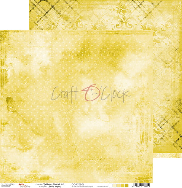 Yellow Mood 12x12" - 6 ks