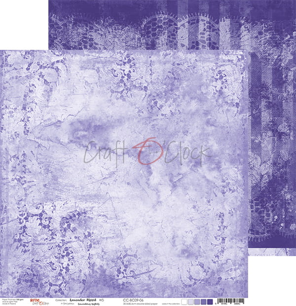 Lavender Mood 12x12" - 6 ks