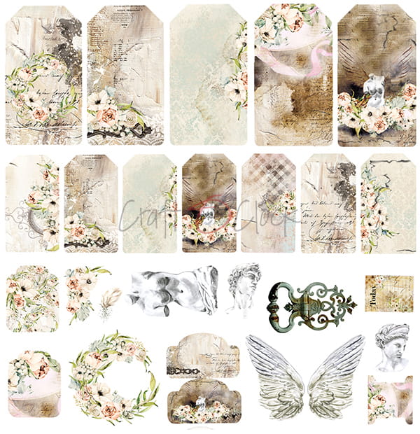 Blooming Retreat 12"x 12" - sada 6 ks