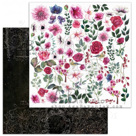 Carry Me Slowly 12x12" - sada 8 listů+1 list k vystřižení