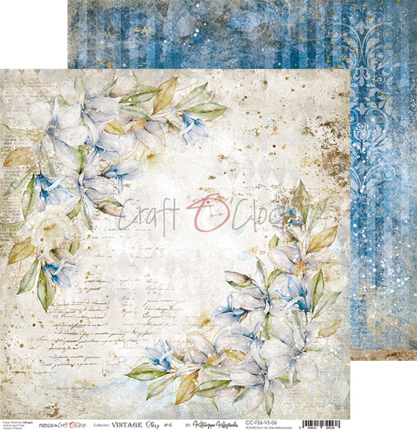 Vintage Sky 12"x 12" - sada 6 ks + 1 bonus