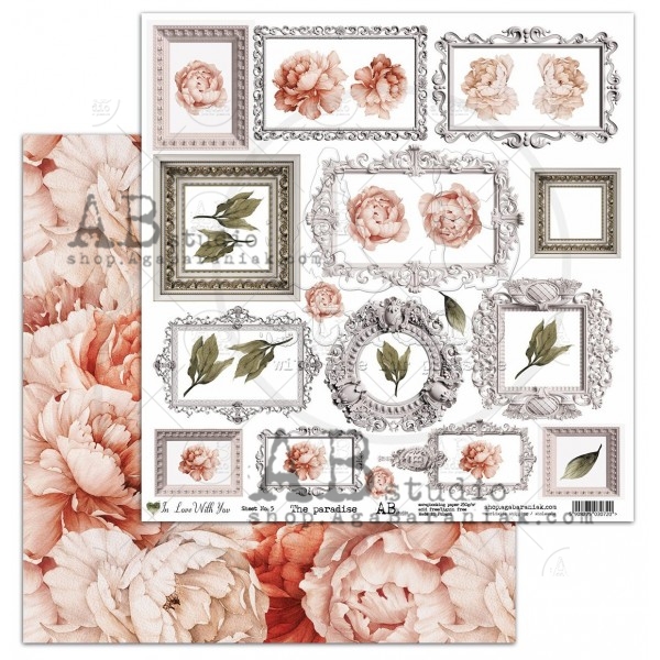 In Love with You 12x12" - sada 8 listů+1 bonus