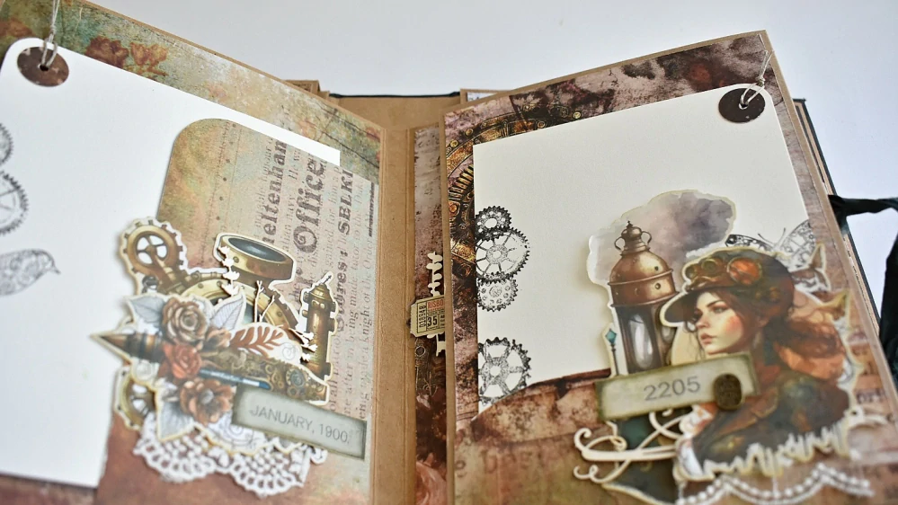 Art journal No.044 s retro zápisníkem