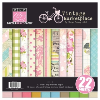 Vintage Marketplace 12x12" - 11 ks