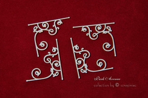 Ornamenty - rohy - 4 ks
