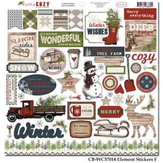 Samolepky/Warm&Cozy 12x12"