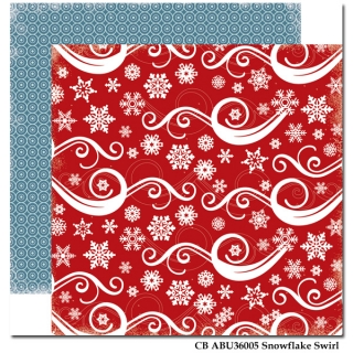 Snowflake Swirl/All Bundled Up 12x12"